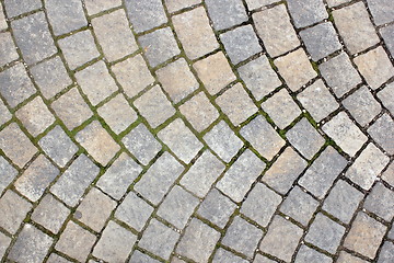 Image showing rectangular stone pavement