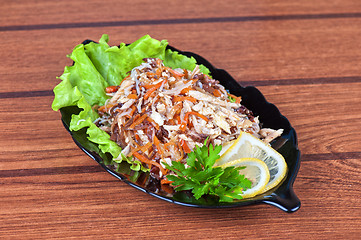 Image showing Fresh funchozy salad