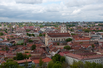 Image showing Vilnius panorama