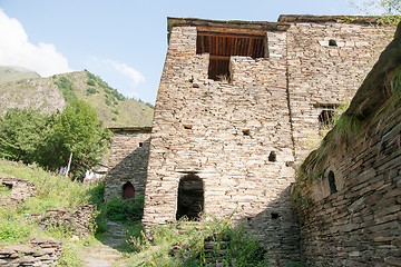 Image showing Shatili town castle