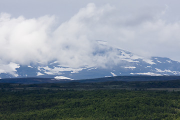 Image showing in the mountains