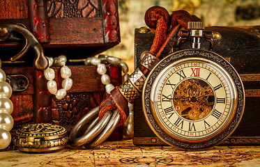 Image showing Vintage pocket watch