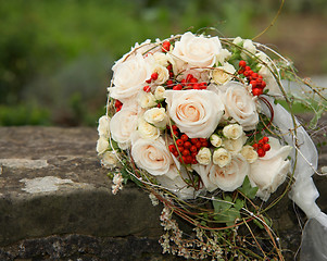 Image showing bride bouquet