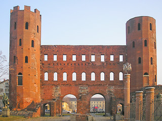 Image showing Porte Palatine, Turin