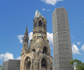 Image showing Ruins of bombed church, Berlin