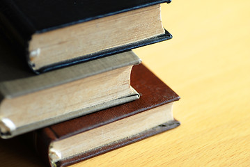 Image showing Books pile