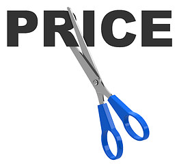 Image showing cut the price