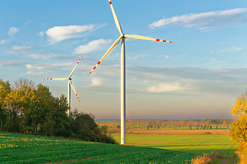 Image showing Windmills