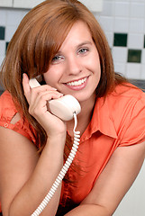 Image showing Calling On The Phone