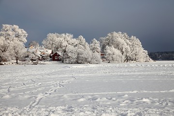 Image showing Frozen lake