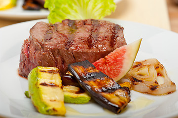 Image showing grilled beef filet mignon