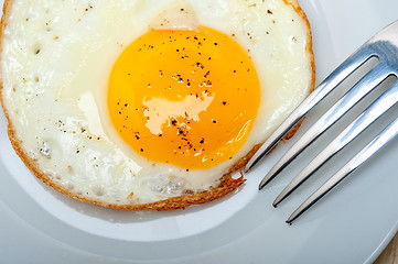 Image showing egg sunny side up