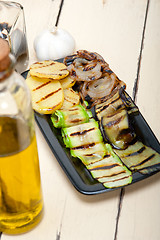 Image showing grilled assorted vegetables 