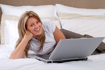 Image showing Young Woman Relaxing