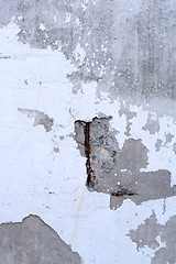 Image showing white wall texture or background