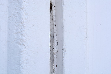 Image showing White wall texture or background