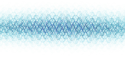 Image showing chaotic waveforms