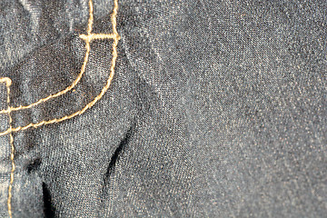 Image showing Jeans texture background
