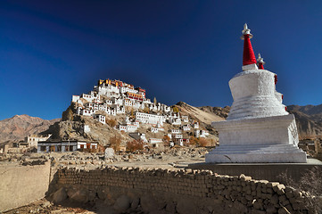 Image showing Thiksey monastery