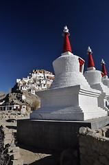 Image showing Thiksey monastery