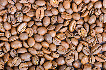 Image showing Roasted coffee beans, can be used as a background