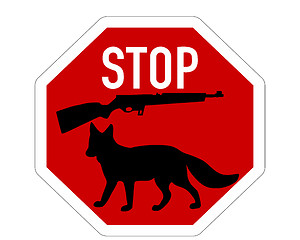 Image showing Stop shoot  fox