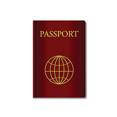 Image showing red passport