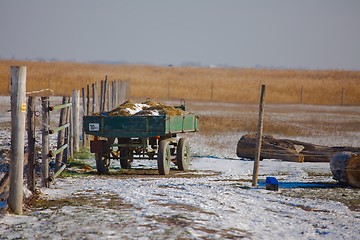 Image showing Farm in winter