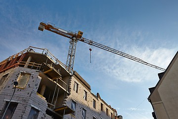 Image showing Construction Cranes