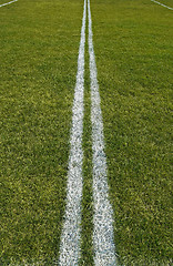 Image showing Boundary lines of a playing field