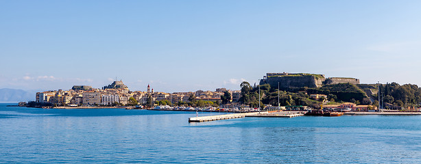 Image showing Corfu Town panorama