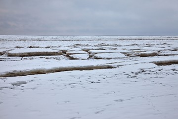 Image showing Frozen sea