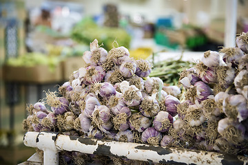 Image showing garlic on Nizwa market