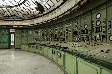 Image showing Electricity distribution hall in metal industry