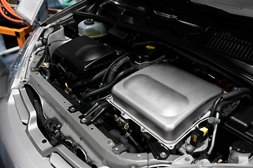 Image showing Detail photo of a car engine