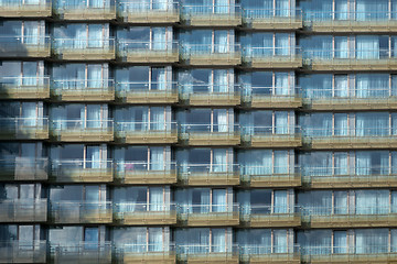 Image showing Texture of a building outdoors