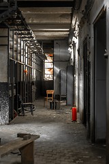 Image showing Electricity distribution hall in metal industry