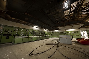 Image showing Electricity distribution hall in metal industry