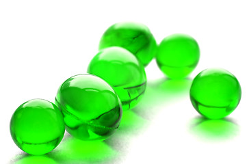 Image showing Abstract pills in green color