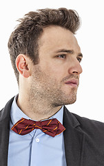 Image showing Profile of a Young Businessman