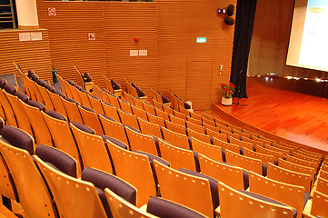 Image showing The theater seats