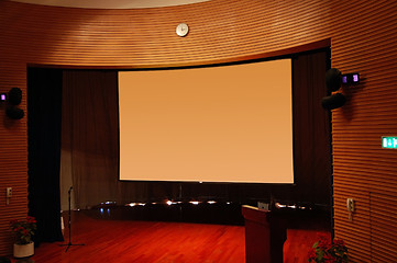 Image showing The main stage of a function hall