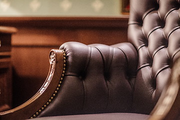 Image showing Soft leather chair