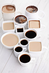 Image showing black or white coffee