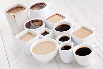 Image showing black or white coffee