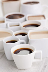 Image showing black or white coffee