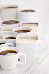 Image showing black or white coffee