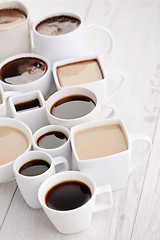 Image showing black or white coffee