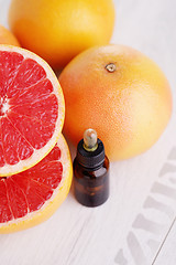 Image showing grapefruit essential oil