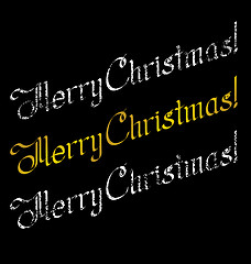 Image showing Merry Christmas text